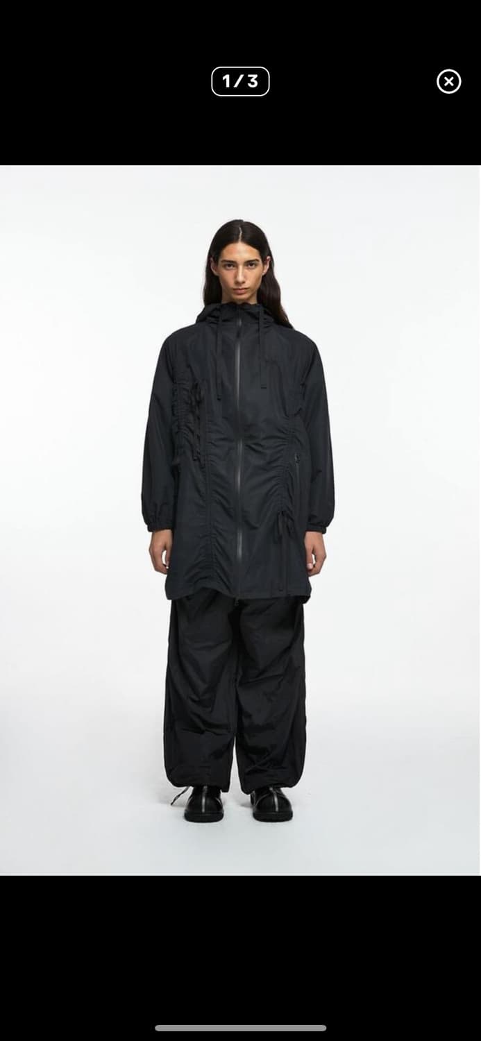 NACHE SHIRRING FIELD HOODIE COAT 상품이미지1