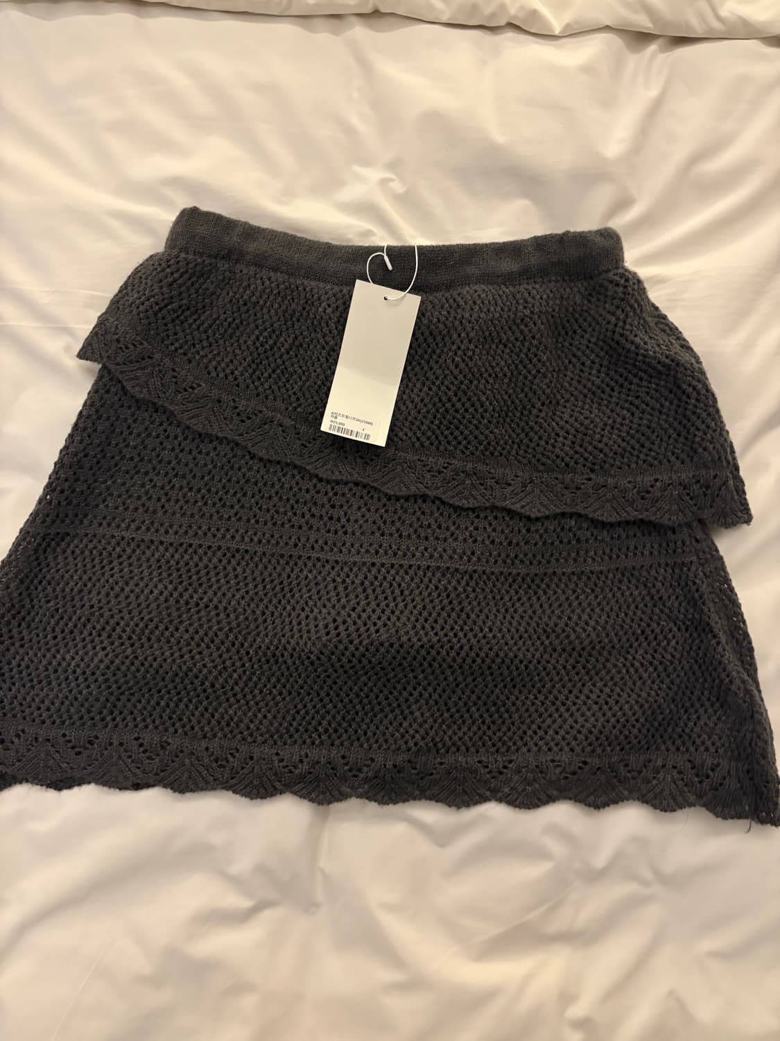 뉴뉴 니트 프릴스커트 새상품 상품이미지1