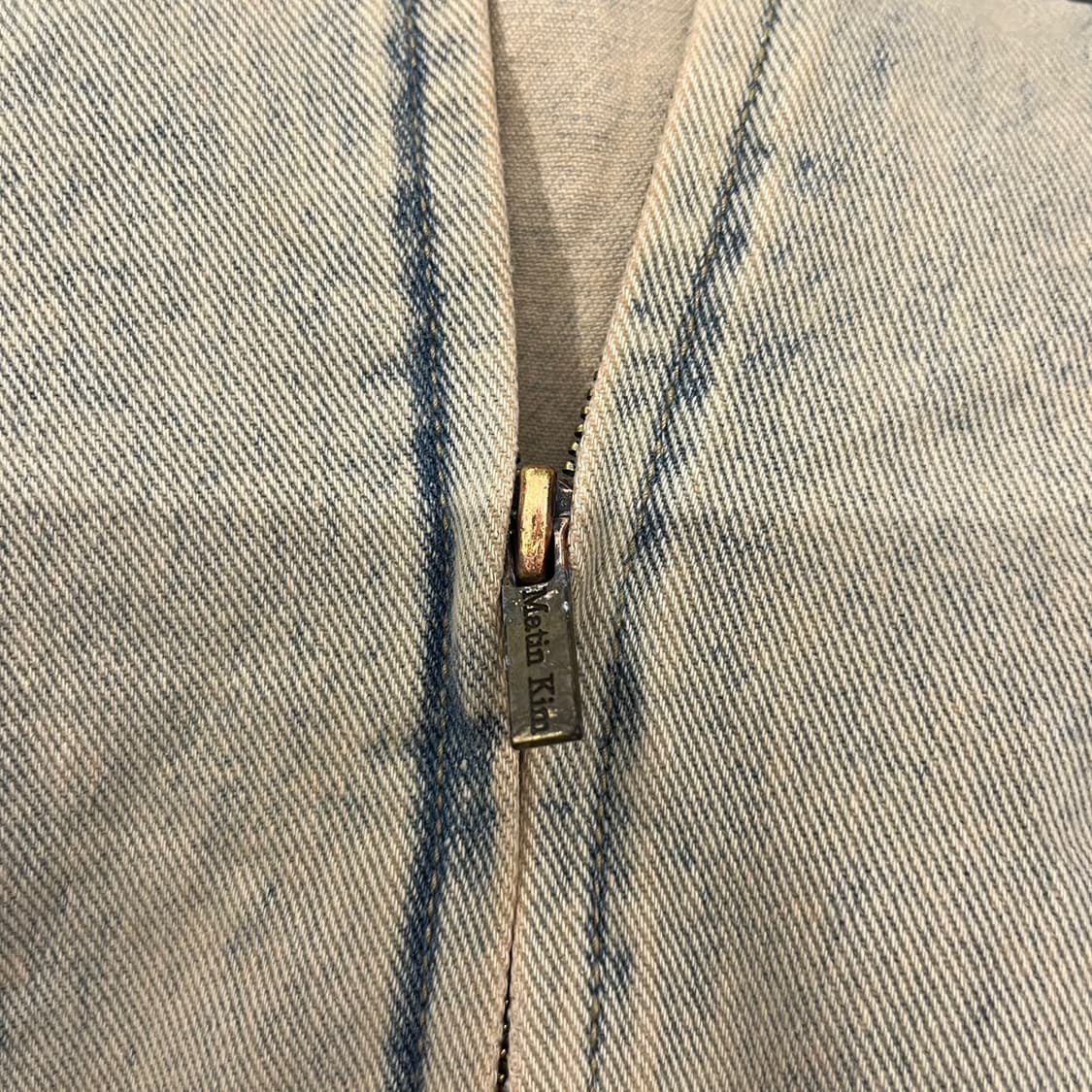 마뗑킴 청 데님 민소매 조끼 자켓  상품이미지6