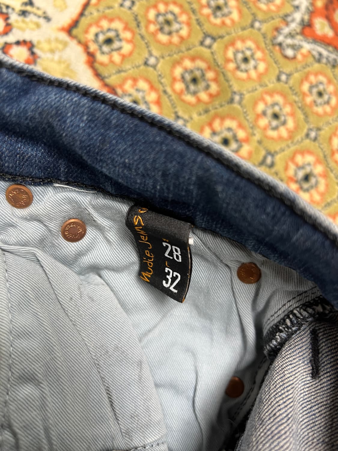 [28] NUDIE JEANS 누디진 씬핀 오가닉 블루 코어 상품이미지4