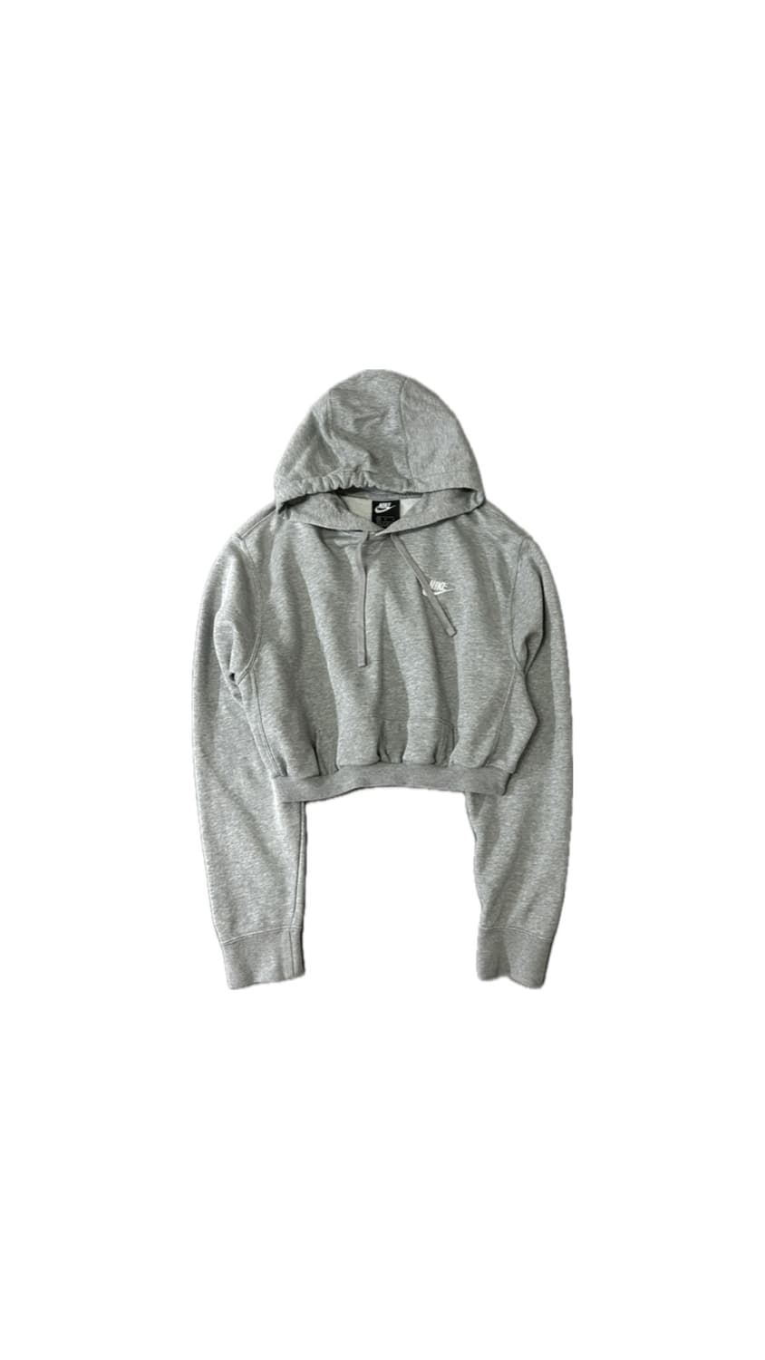 나이키 크롭 후드티 (그레이)  상품이미지1