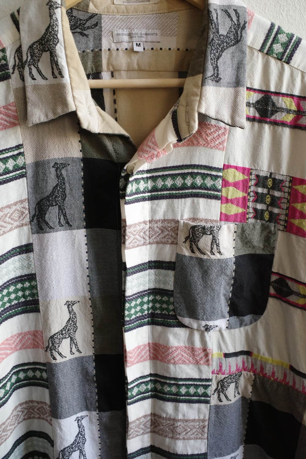 엔지니어드 가먼츠 패턴 블록 셔츠 상품이미지4