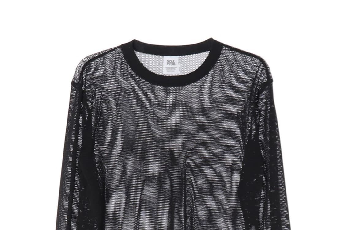 SCULPTOR 메쉬 시스루 롱슬리브 M 상품이미지3