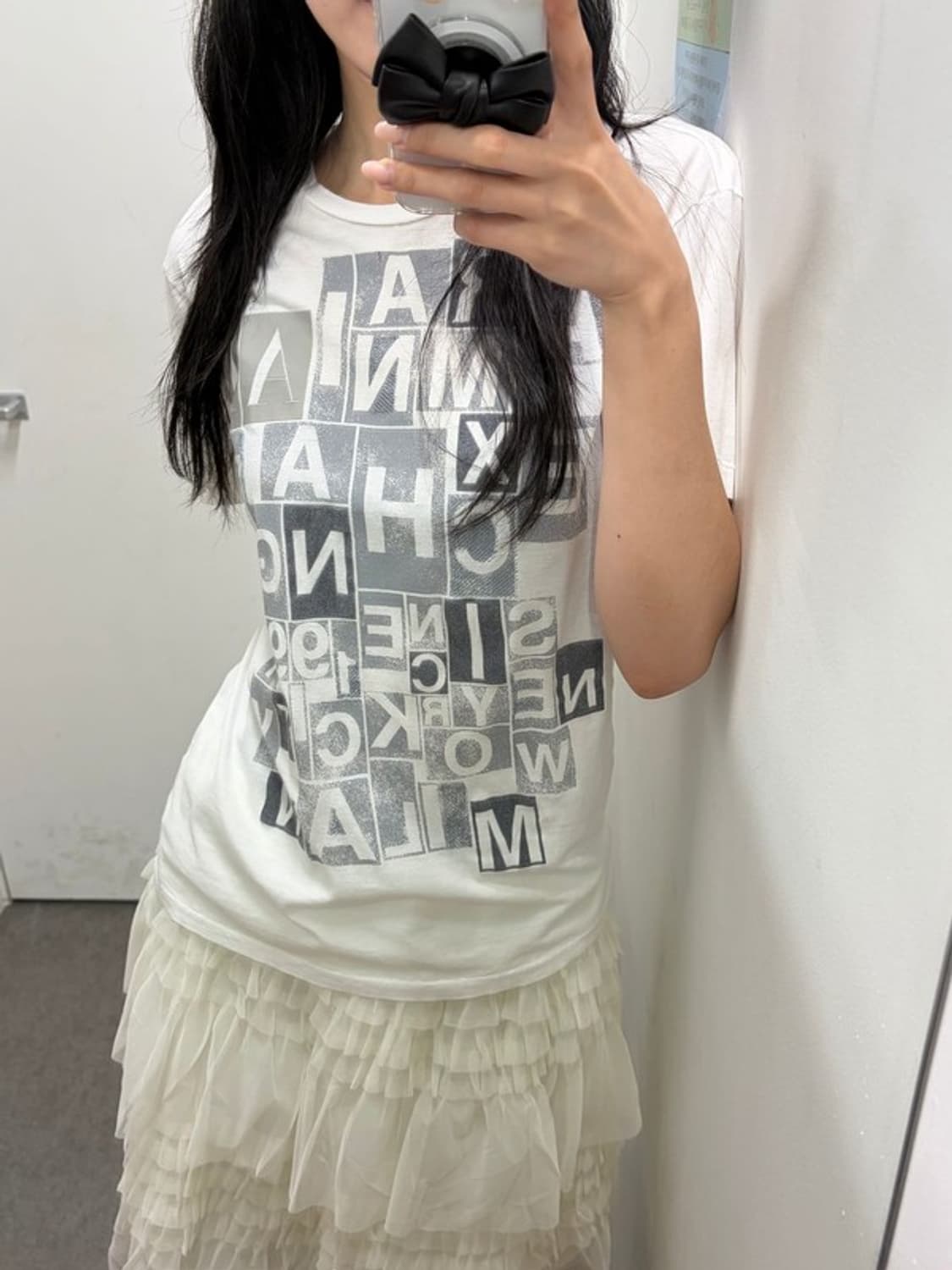 아르마니익스체인지 그래픽 반팔티 상품이미지5