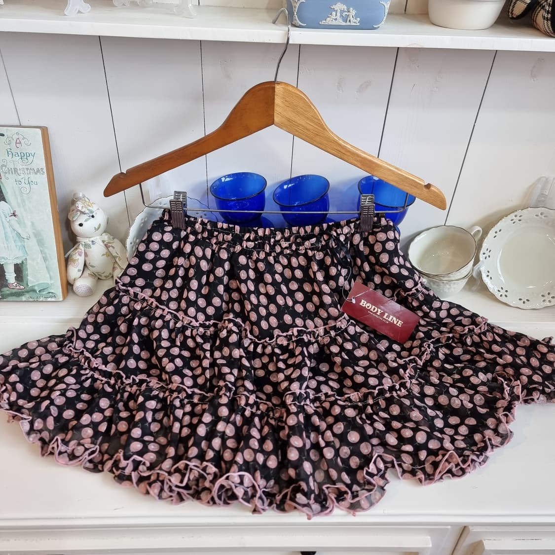 BODY LINE 프릴 스커트 상품이미지4