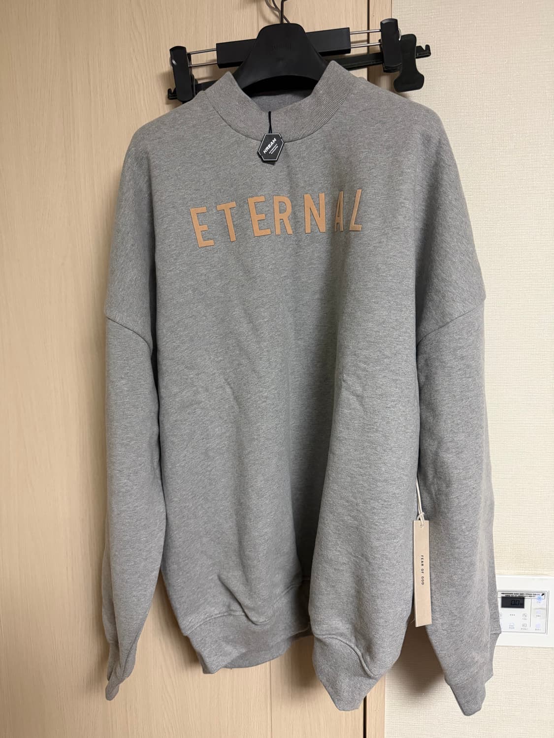 피어오브갓 이터널 ETERNAL 맨투맨 그레이 L 상품이미지2