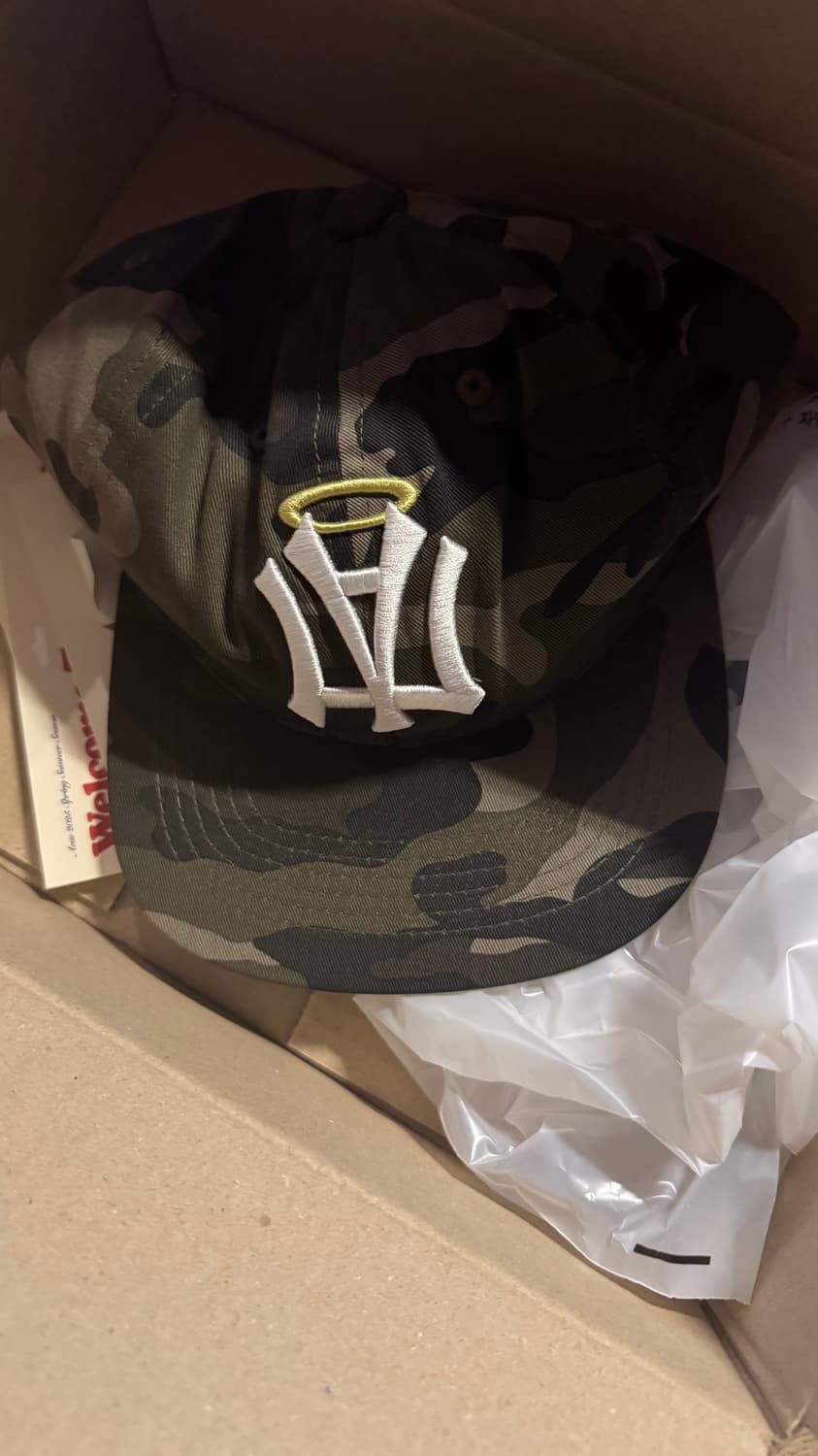 aeae AE SYMBOL ANGEL WING CAP [CAMO] 상품이미지1