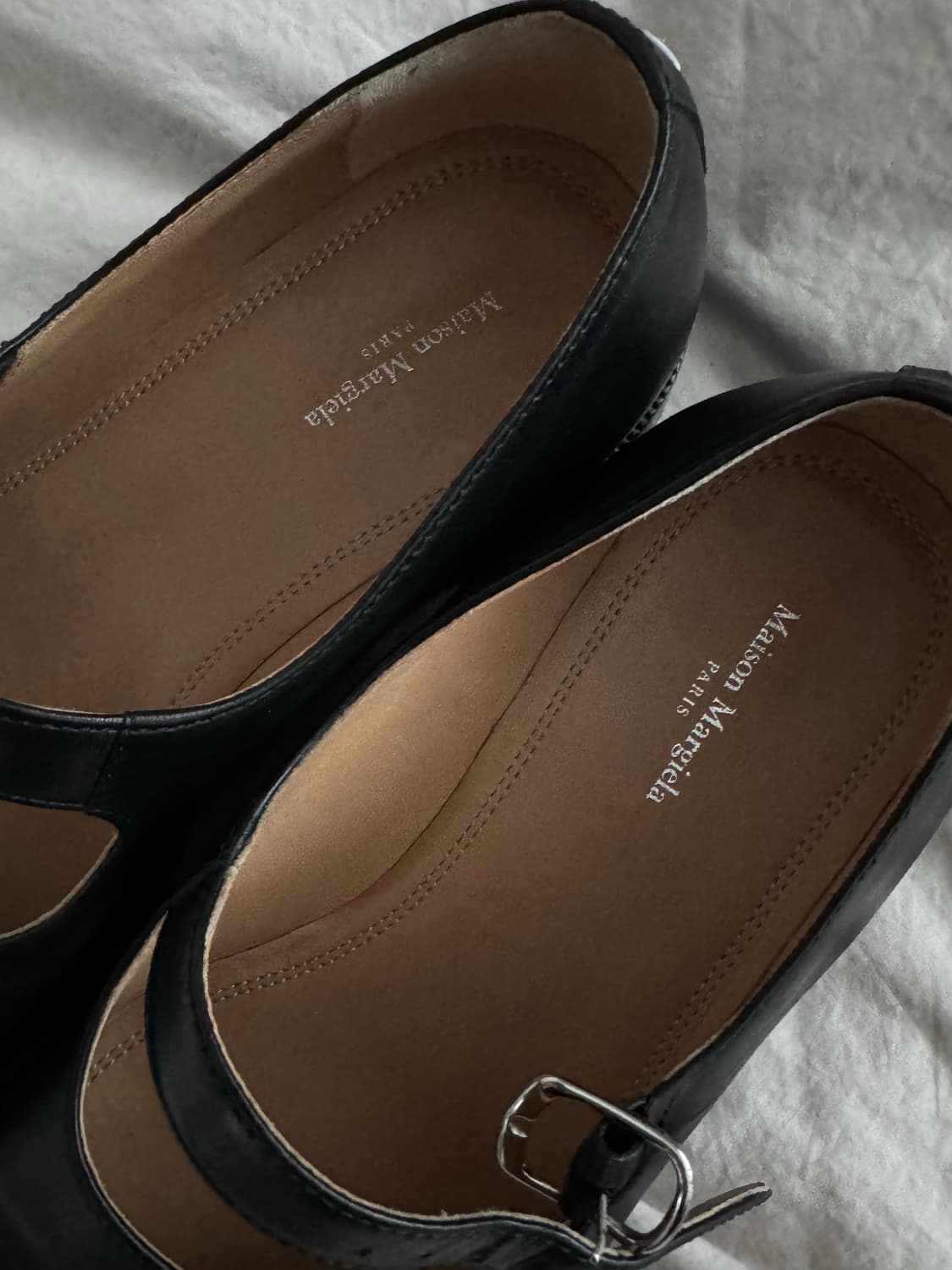 (네고가능) 메종 마르지엘라 타비 메리제인 (블랙 240, 38사이즈) 상품이미지2