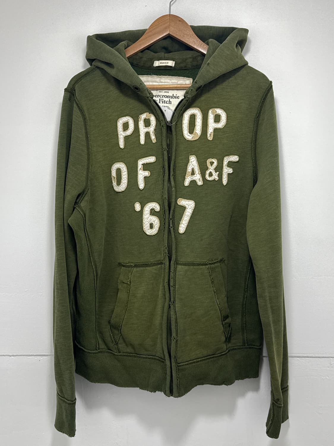 아베크롬비 데미지 후드집업 상품이미지2