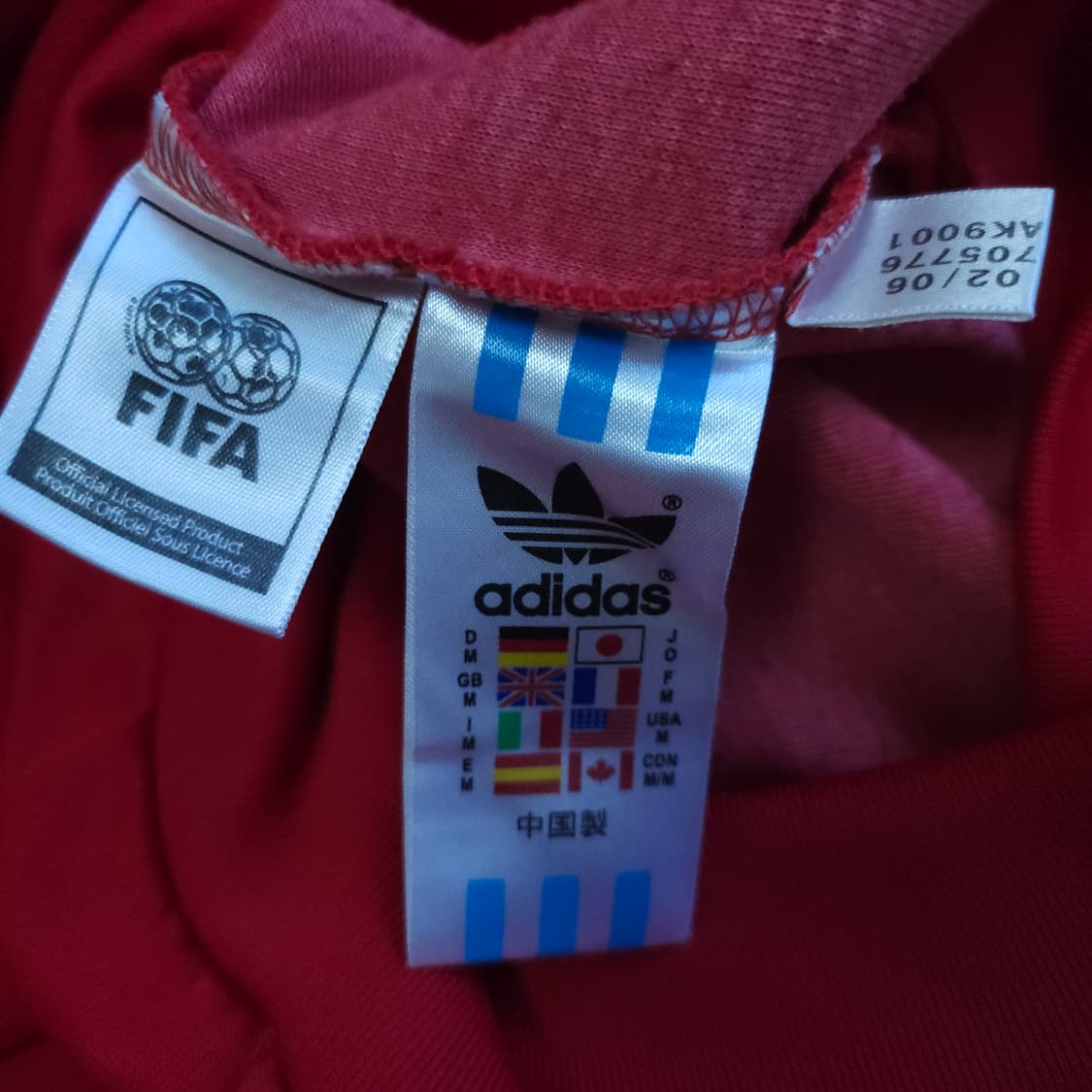 아디다스 파이어버드 져지 100-105 잉글랜드 트랙탑 상품이미지7