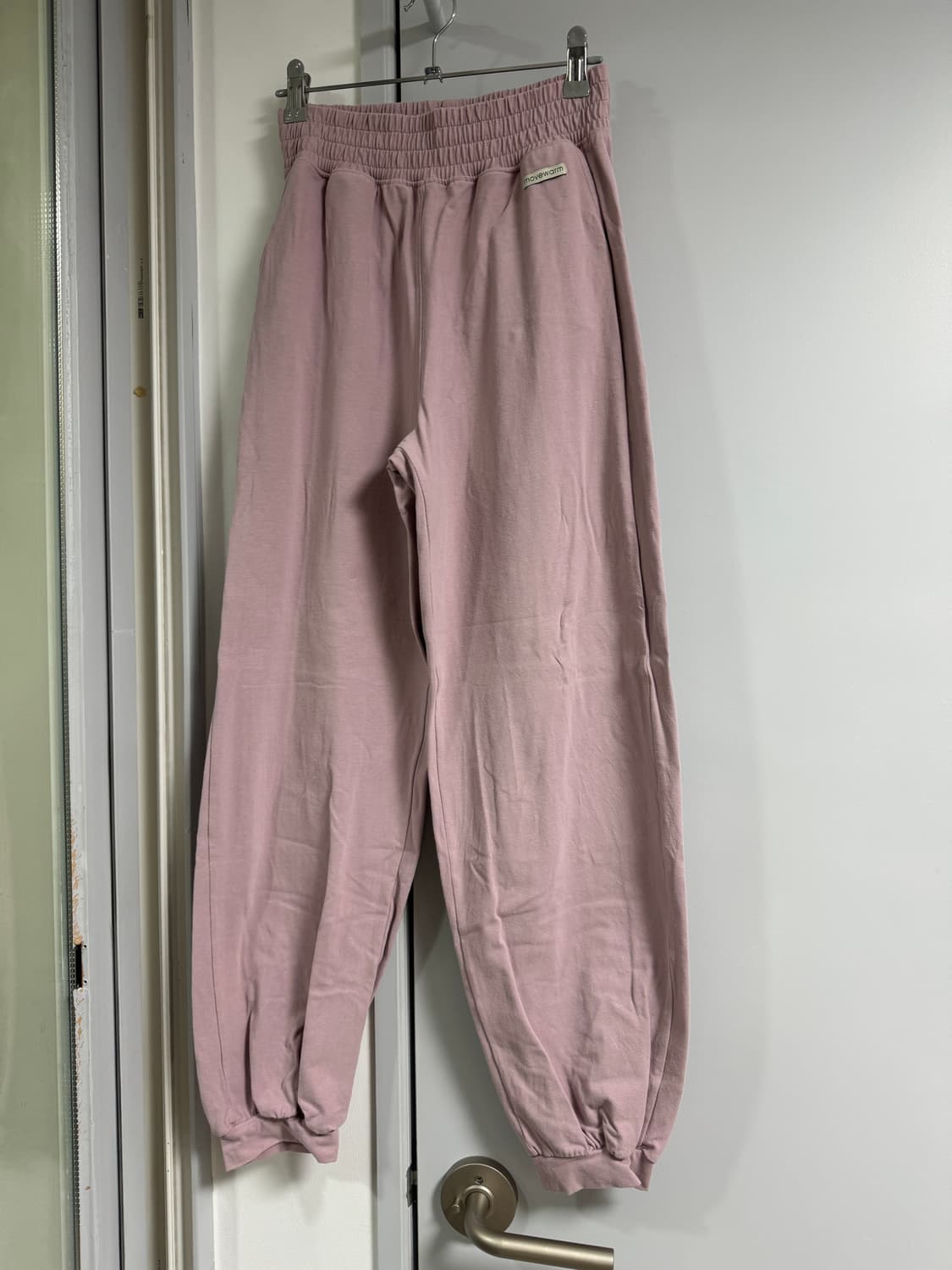 무브웜 코지 스웨이트 팬츠 밀키핑크s 상품이미지5