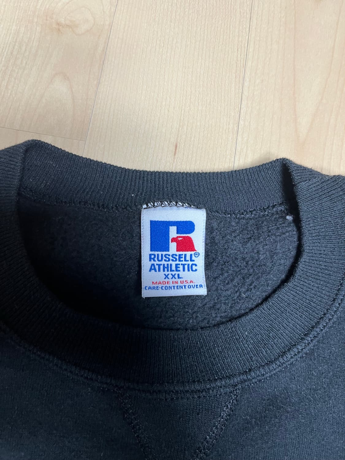[XXL] 90s usa russell 스웻 블랙 상품이미지2