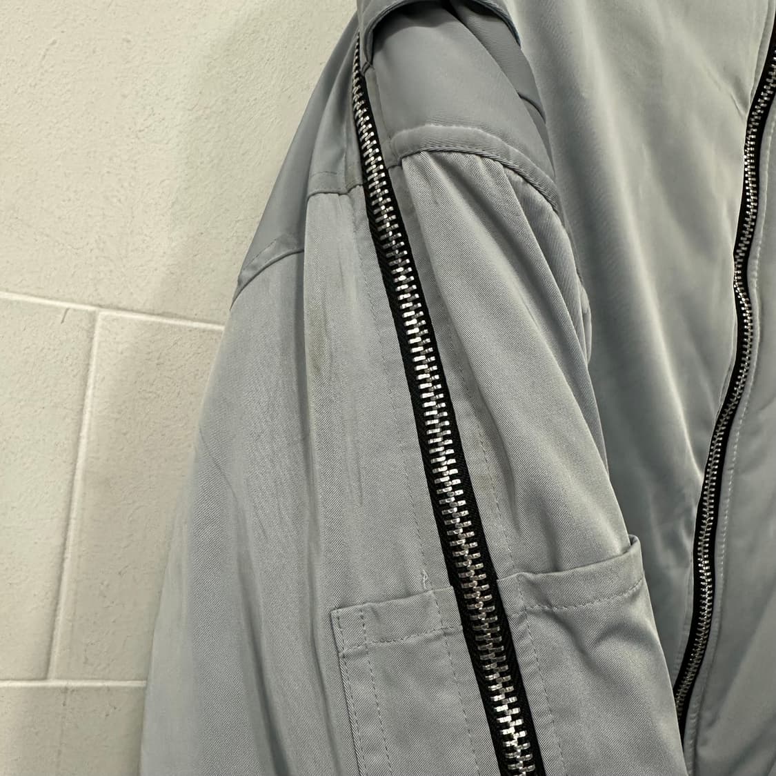 보세 멀티지퍼 봄버 자켓 상품이미지7