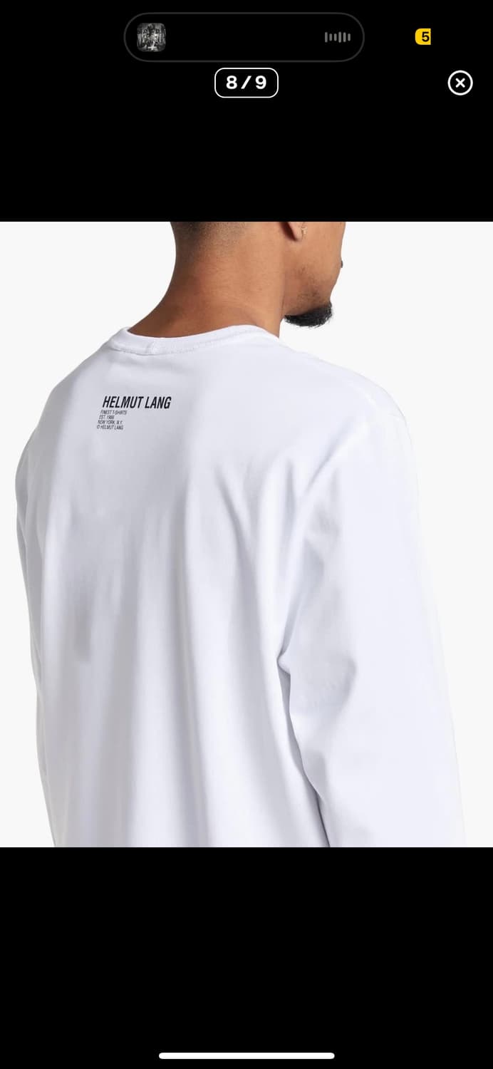 헬무트랭 롱슬리브 L 팝니다 상품이미지4
