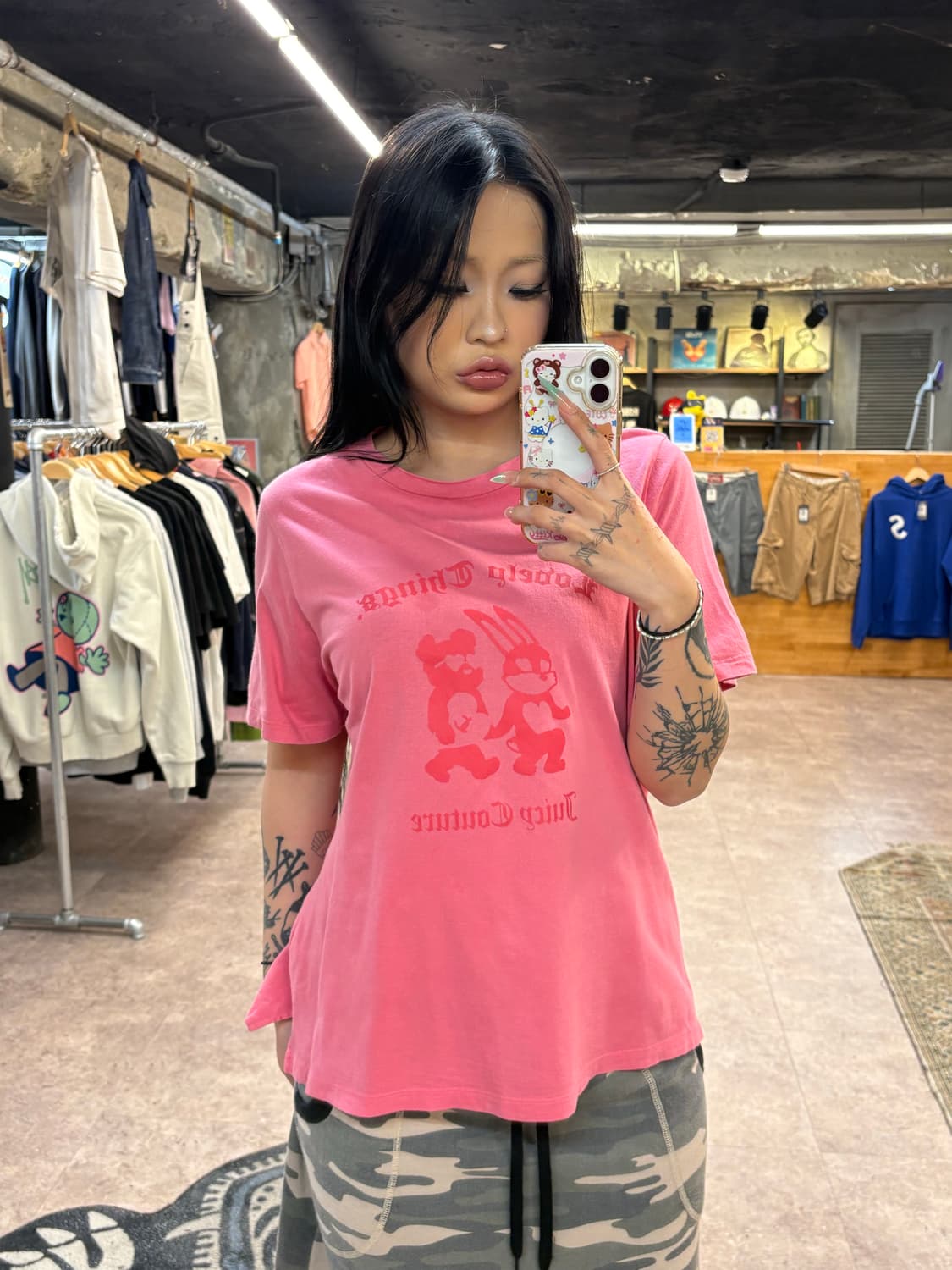 주씨꾸뛰르 핑크 반팔티 #csz4336 상품이미지1