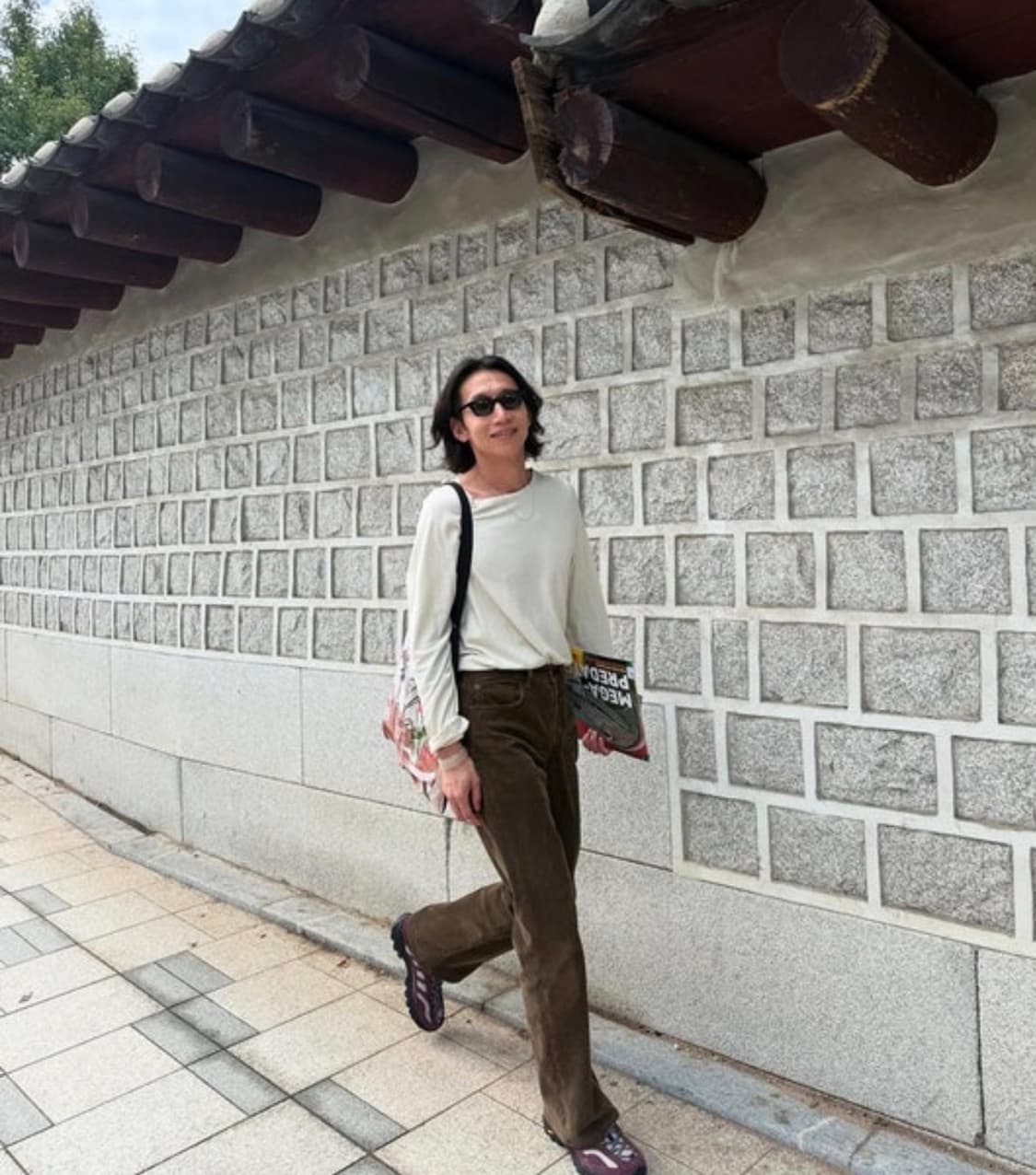 휠라 하레핀 봉태규 콜라보 버건디 280 새상품 상품이미지3