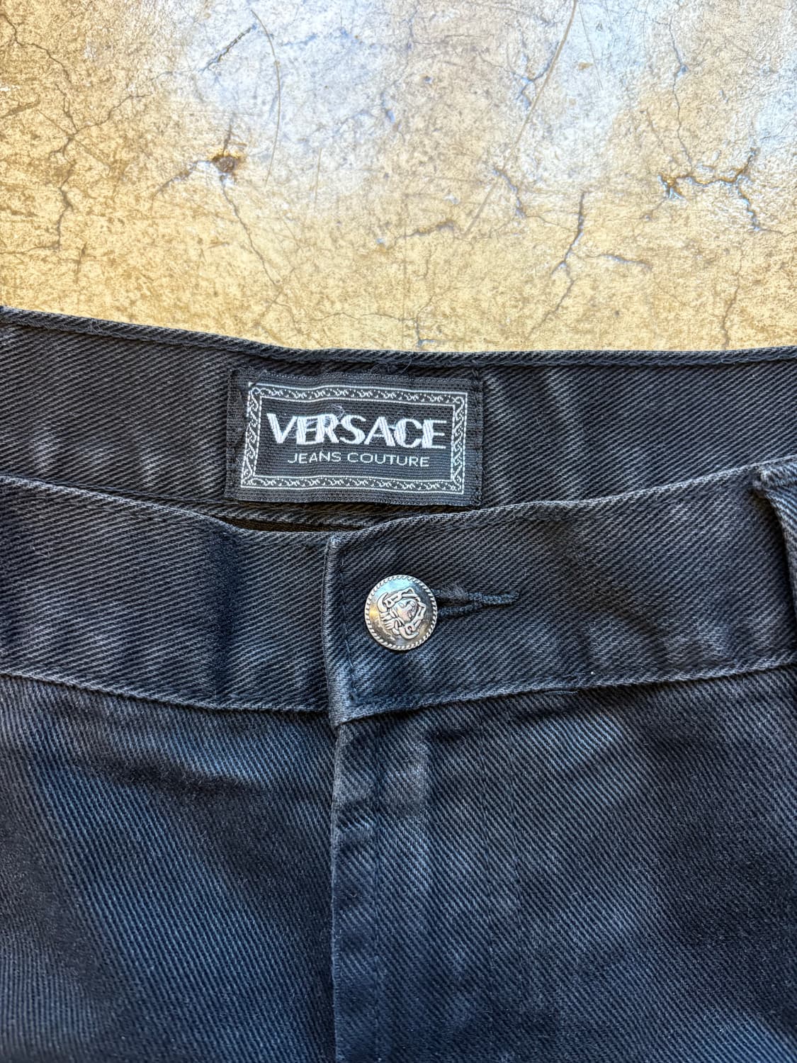 베르사체 시그니처 블랙 데님 진 상품이미지6