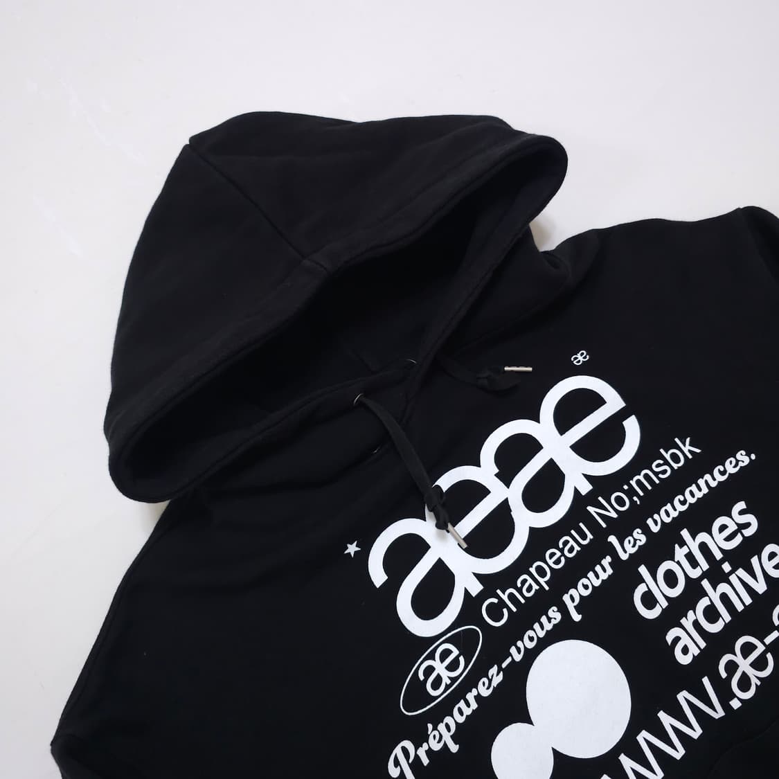 aeae 웹로고 후드티 상품이미지2