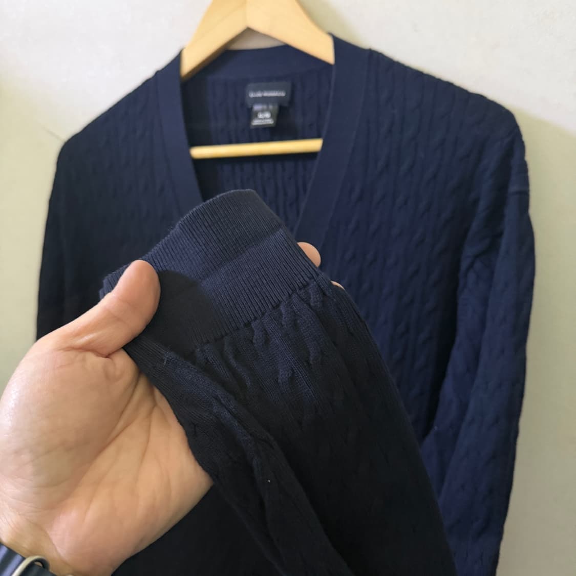 클럽모나코 남성 코튼 기본 가디건 XL (남성 105정도) 상품이미지6