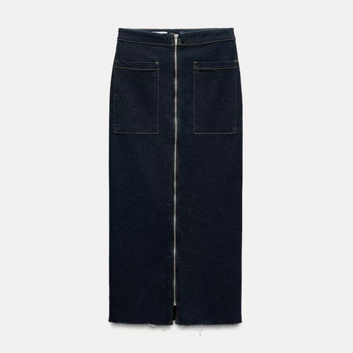 (택부착 새상품) ZARA denim long skirt 자라 스커트 상품이미지1