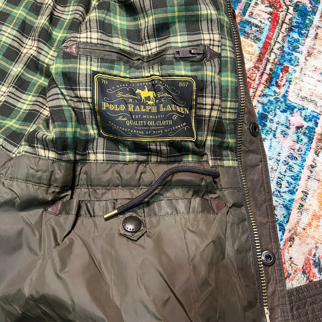 [S] 폴로 랄프로렌 벨티드 왁스 코팅 자켓 상품이미지10