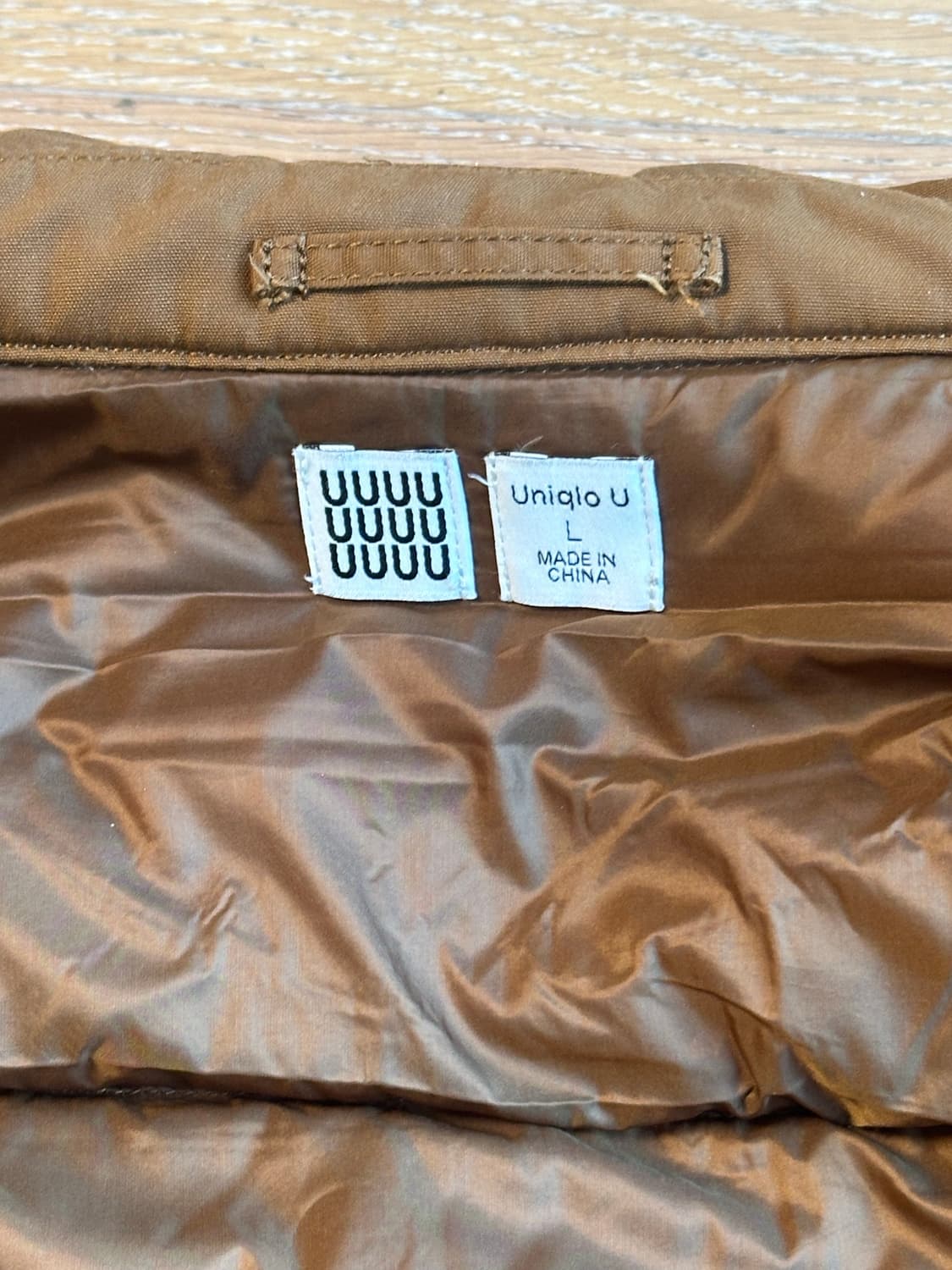 유니클로U 덕다운 파카 18fw (L) 상품이미지3