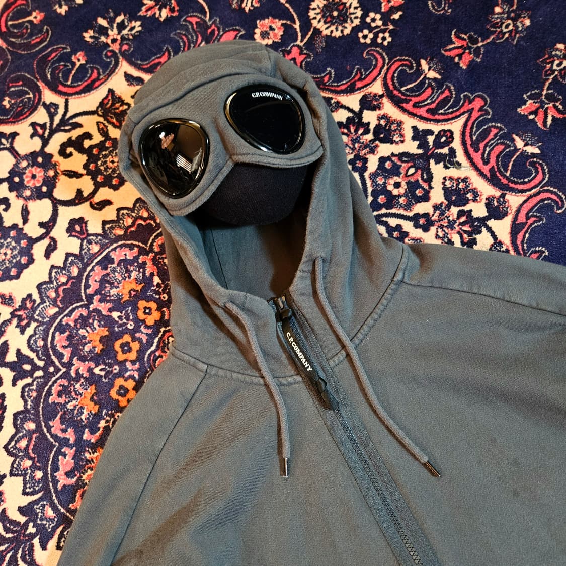 CP컴퍼니 21SS 다이애그널 고글 후드집업 XL size 상품이미지2