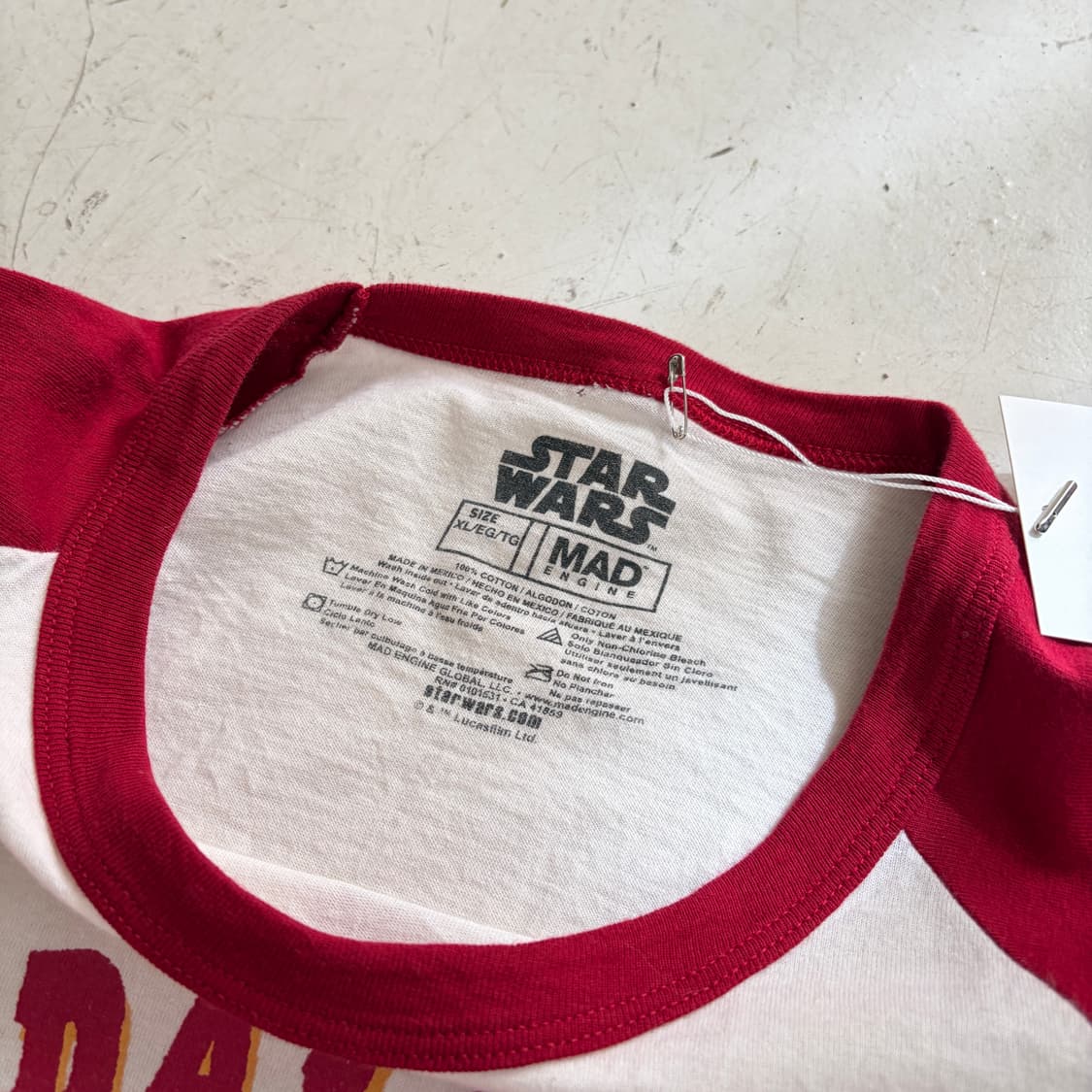 스타워즈 오피셜 빈티지 나그랑 티셔츠 XL 상품이미지5