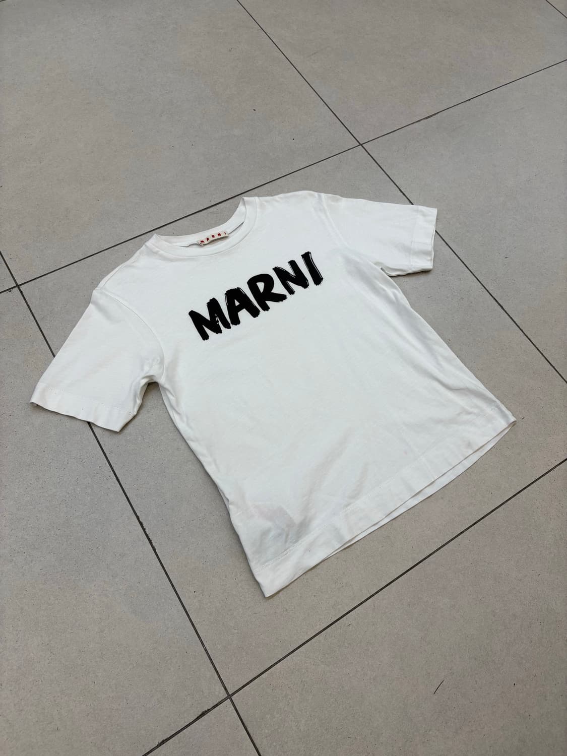 마르니 로고 흰색 반팔 상품이미지2