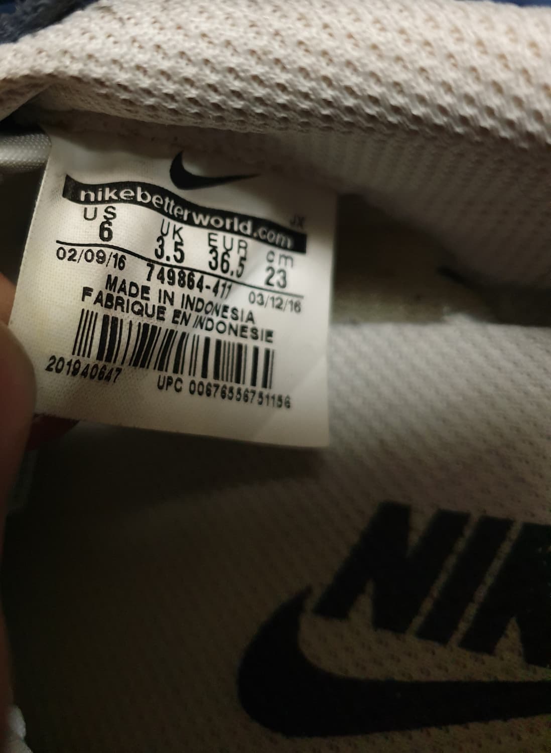 나이키 코르테즈 네이비 (230) 상품이미지6