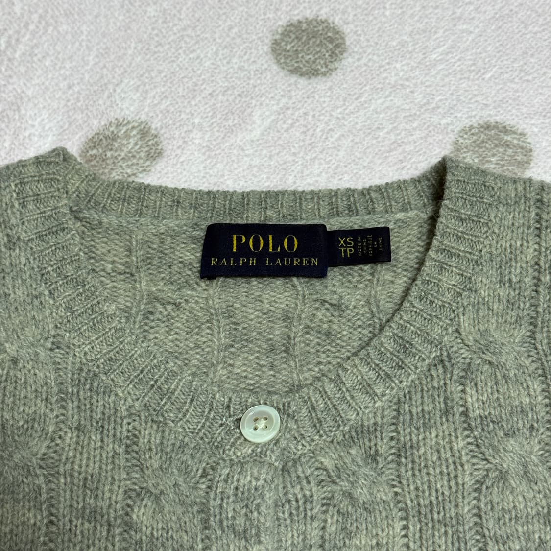 폴로 캐시미어 메리노울 가디건 상품이미지4