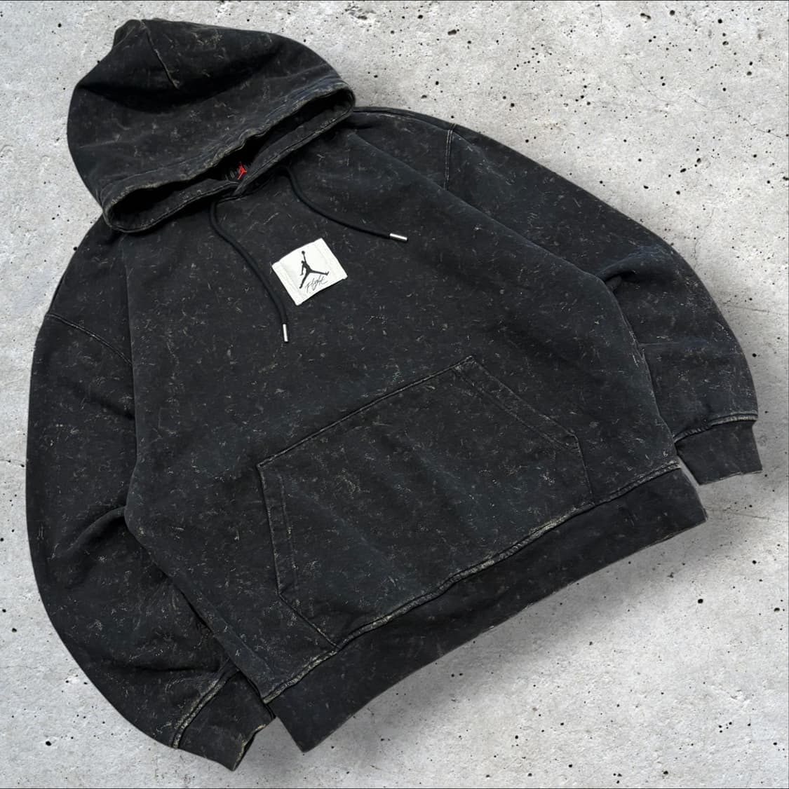 [2XL] 조던 에센셜 플라이트 블랙 워싱 스웻 후드티 D484 상품이미지1