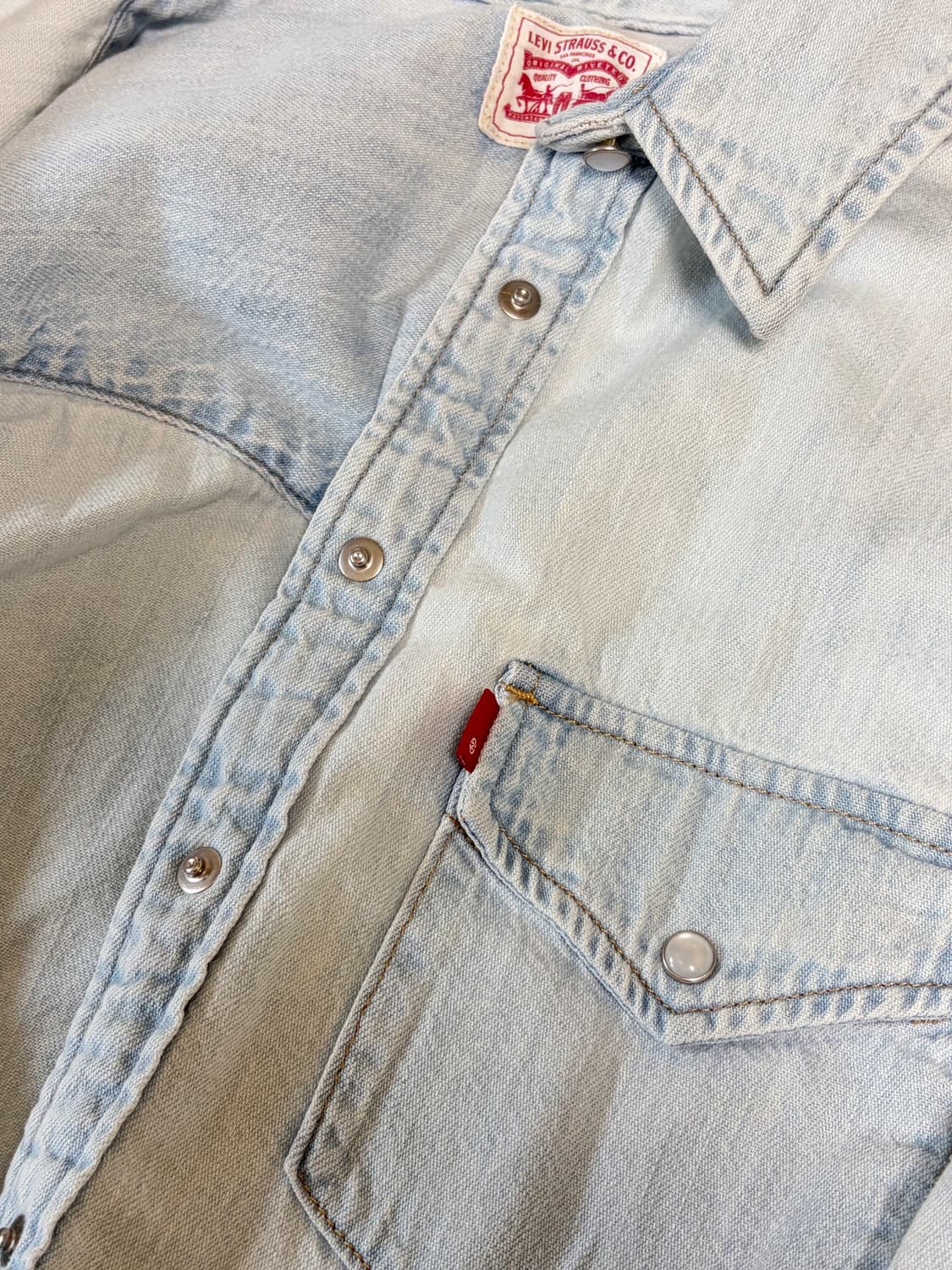 Levi's 리바이스 레드탭 연청 데님 자켓 상품이미지5