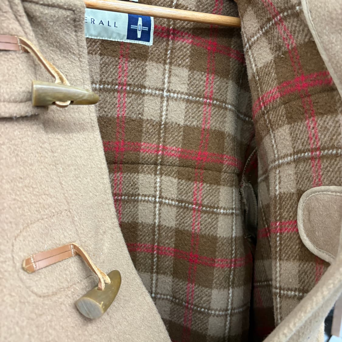 글로버올 빈티지 브라운 더플 코트 여/L 상품이미지5