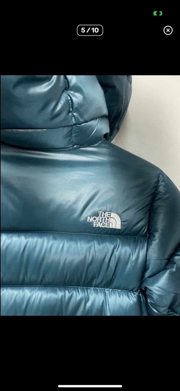 노스페이스 700 구스다운 청록패딩 A3314 상품이미지5