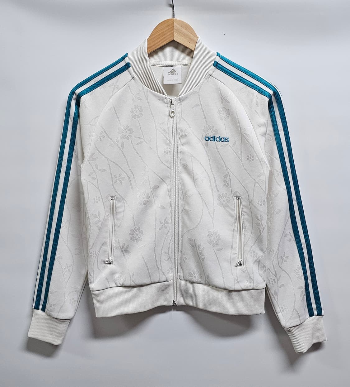 아디다스 여성 플라워 자카드 져지 85 상품이미지1