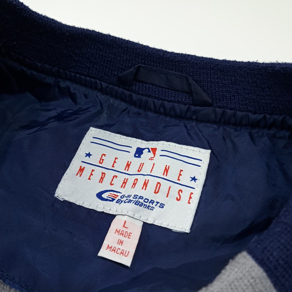 CL304 L 엠엘비 90s 폴리 사이드지퍼 네이비 윈드브레이커 자켓 상품이미지3