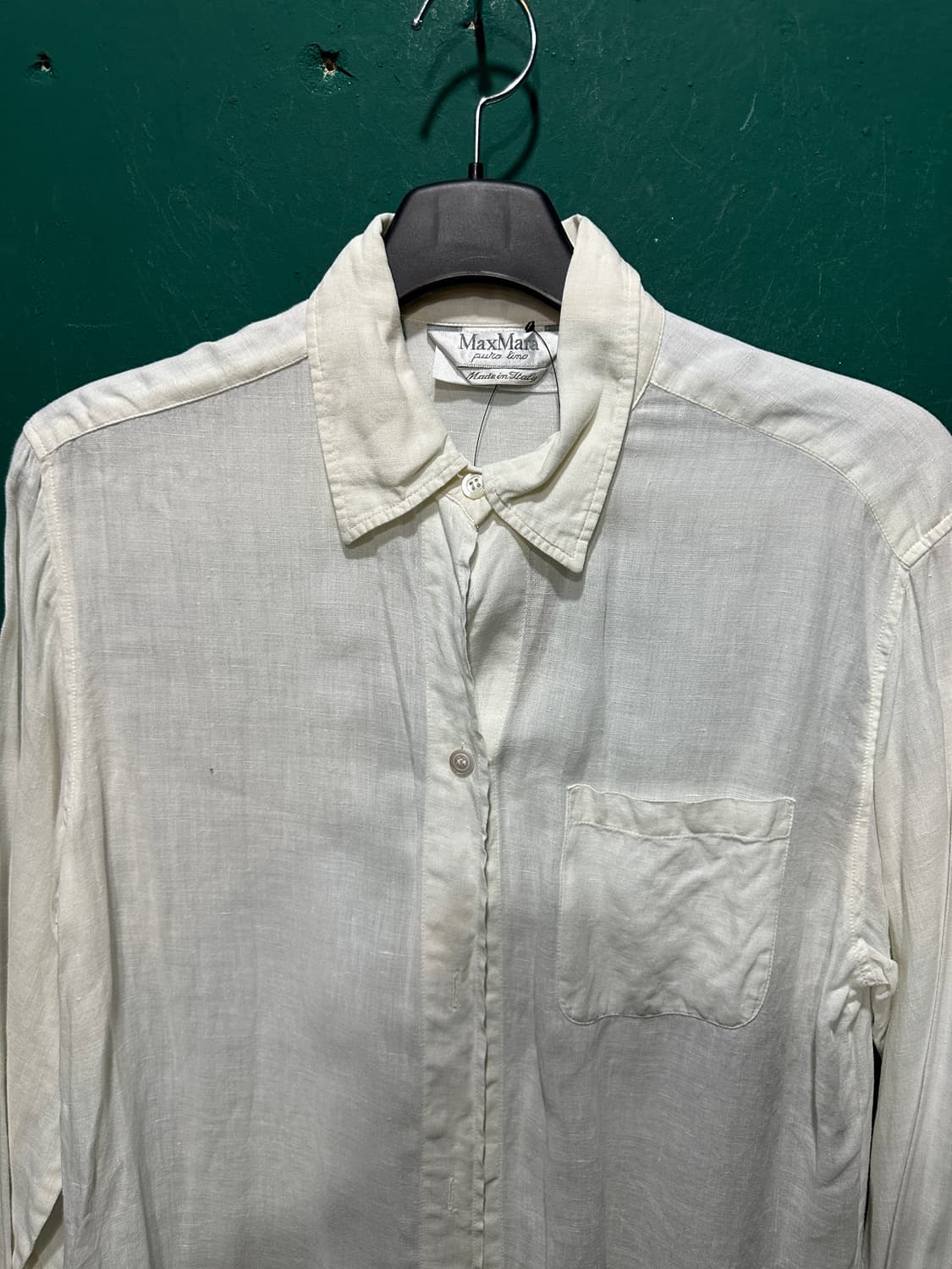 막스마라 린넨 셔츠 L 상품이미지3