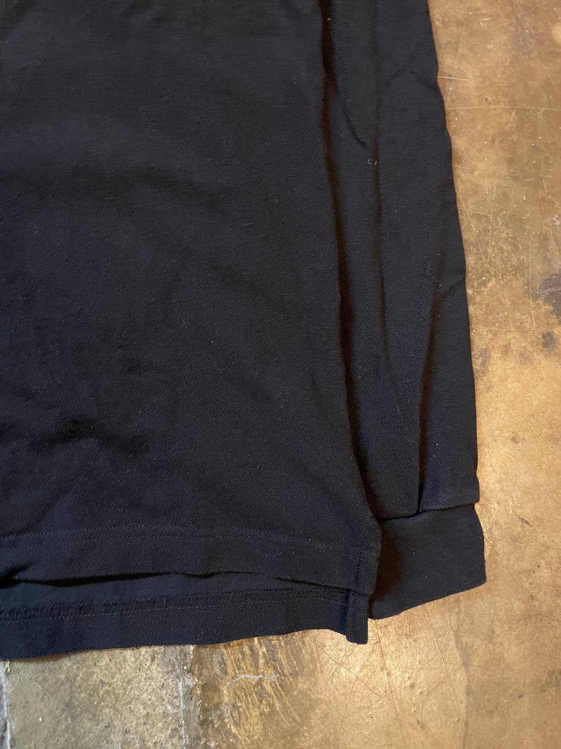 폴로 랄프로렌 레드 빅포니 PK 긴팔티셔츠 블랙 상품이미지4