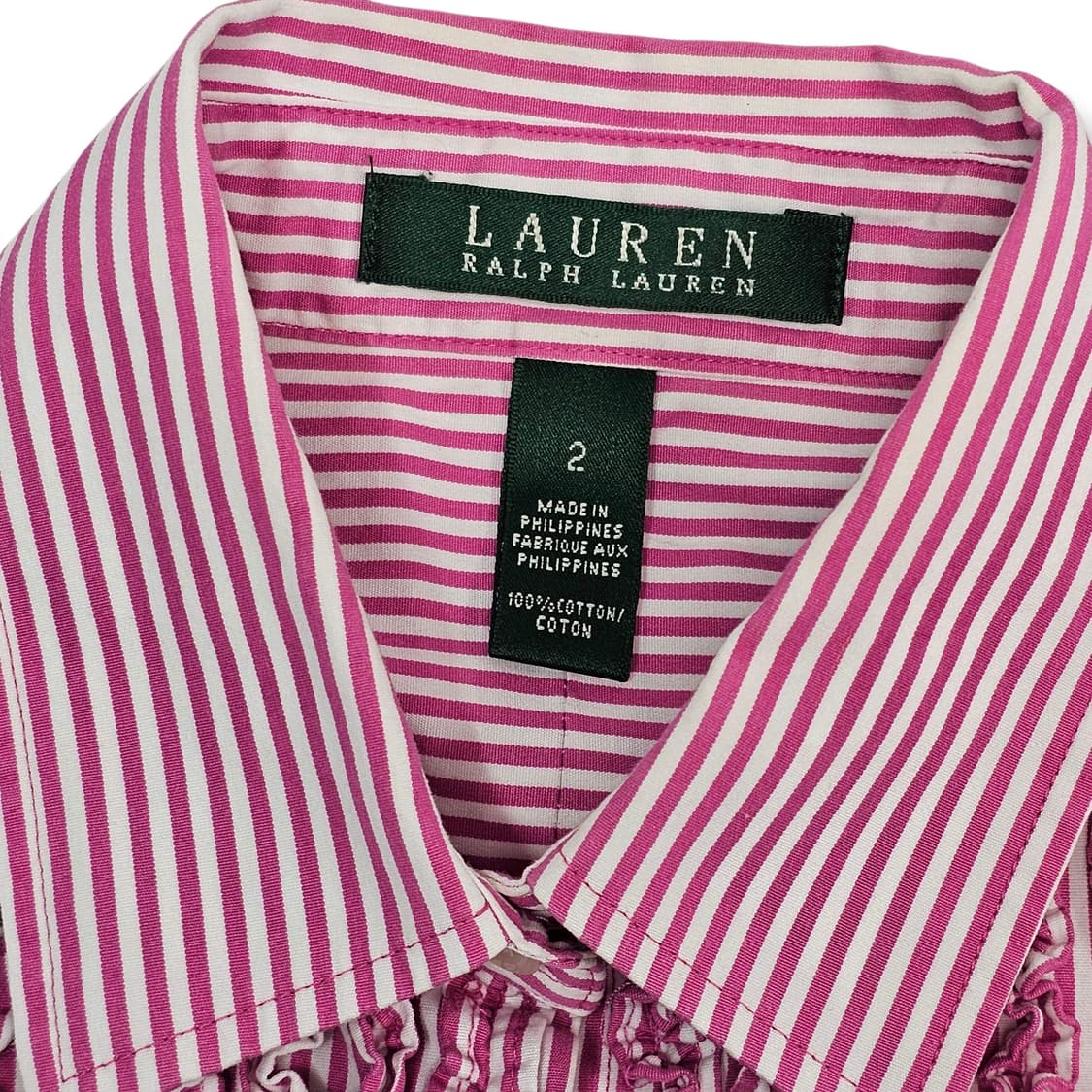 2 Ralph Lauren 랄프로렌 러플 민소매 셔츠 상품이미지6