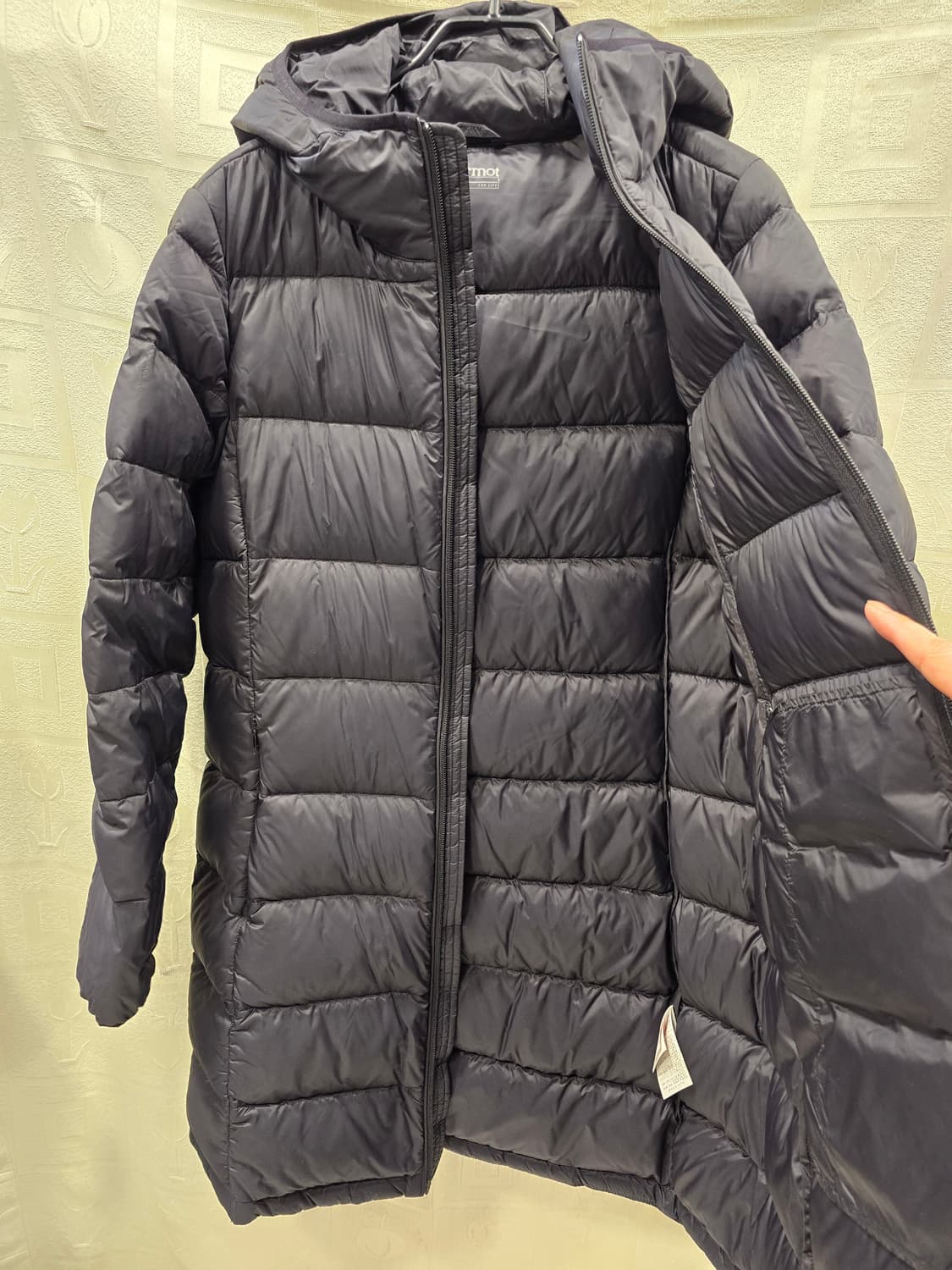 마모트 여성 구스다운 경량패딩 롱패딩 L(100) 블랙 상품이미지7