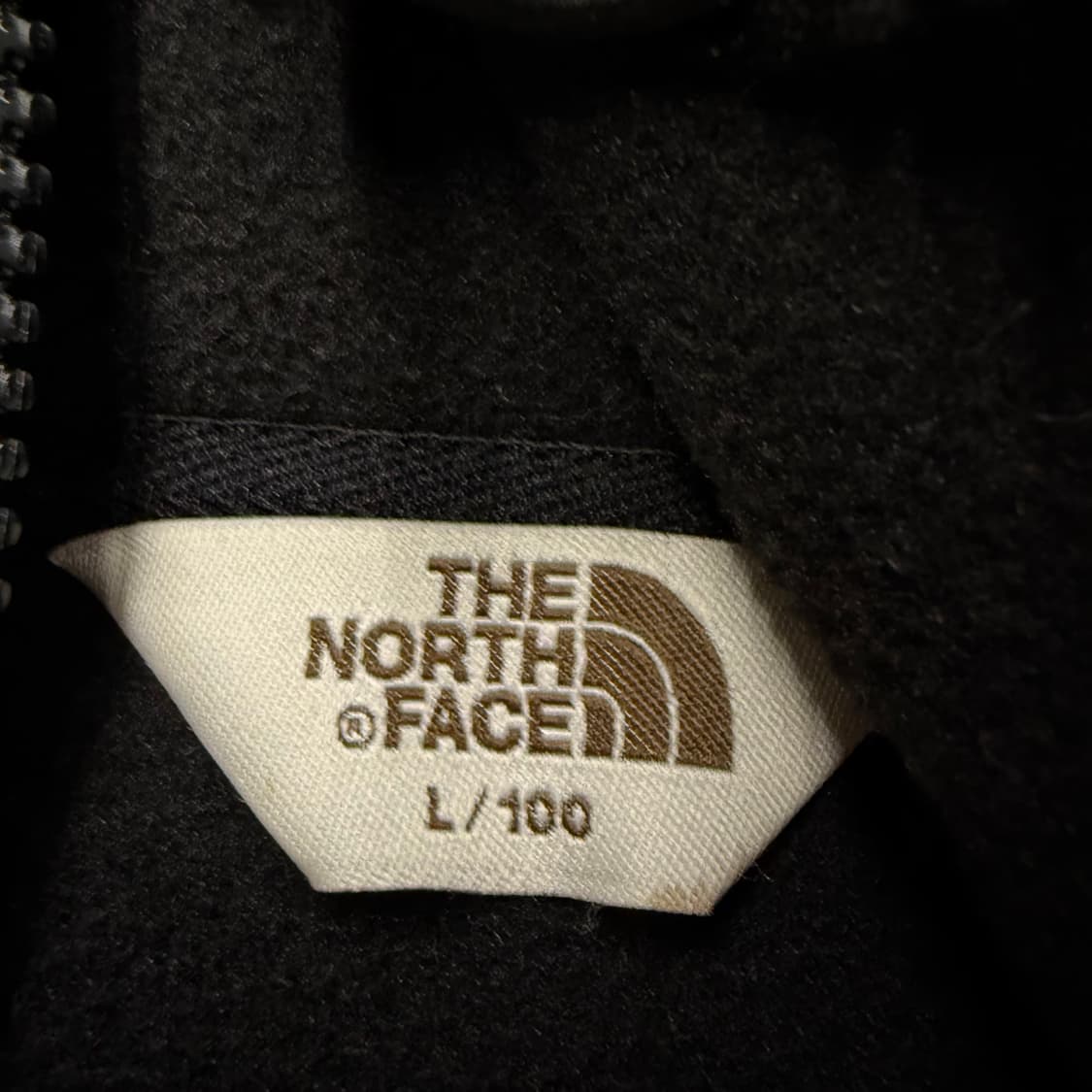 [정품/L] 노스페이스 후리스 후드 블랙 b16 상품이미지5