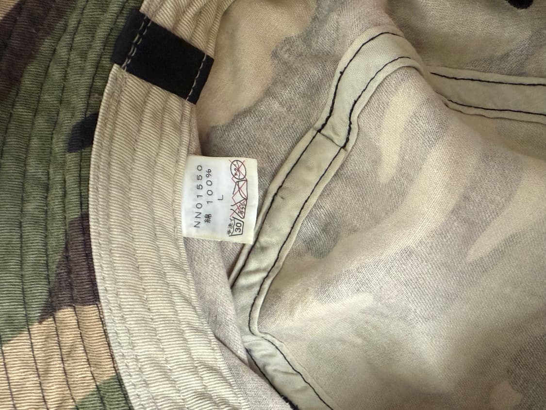 빈티지 노스페이스 우드랜드 카모 버킷햇 상품이미지3