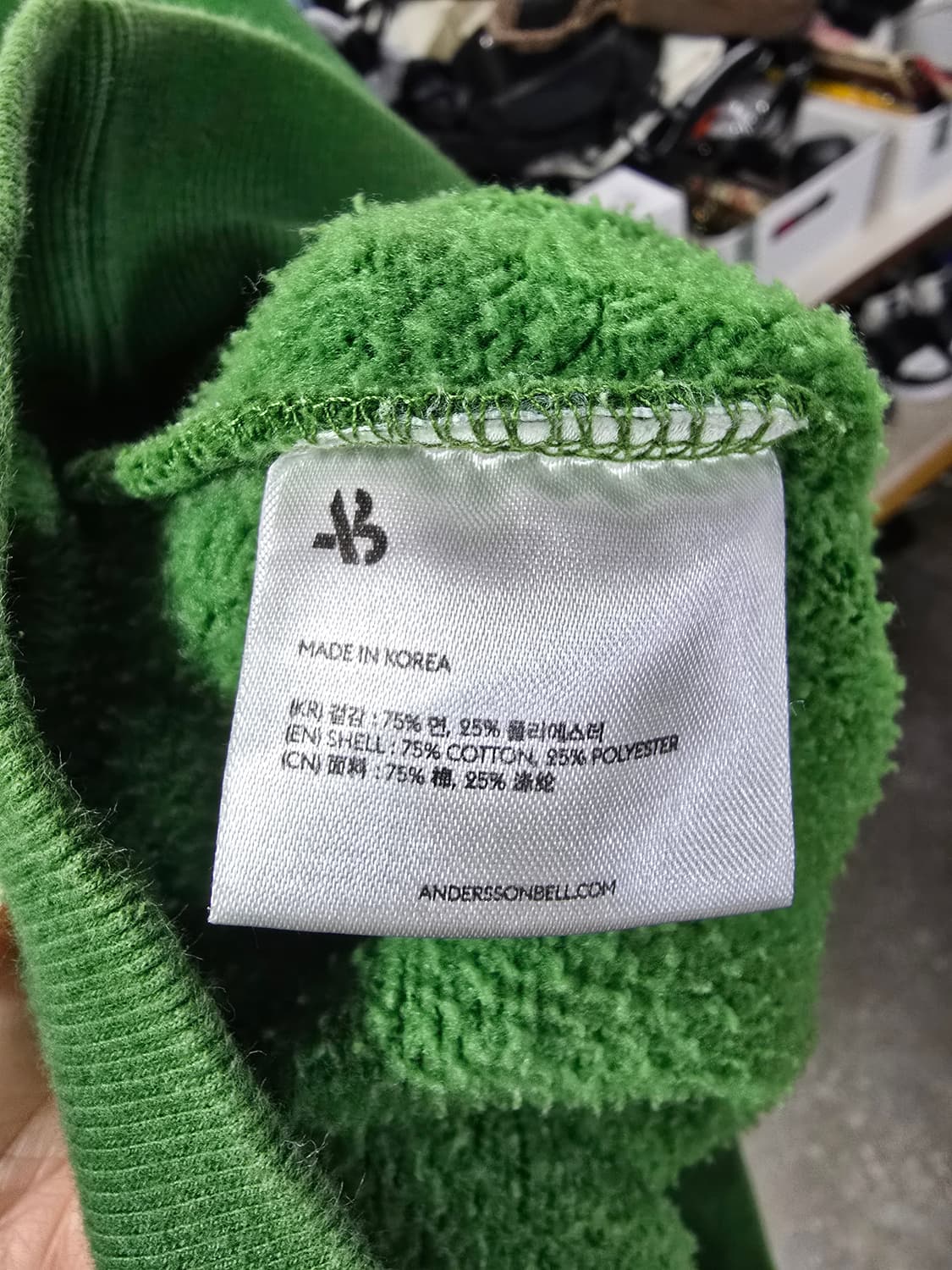 앤더슨벨 기모후드티 (1399) 상품이미지4