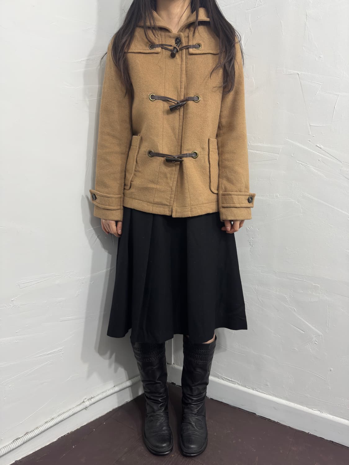 heather duffle hood jacket 상품이미지2