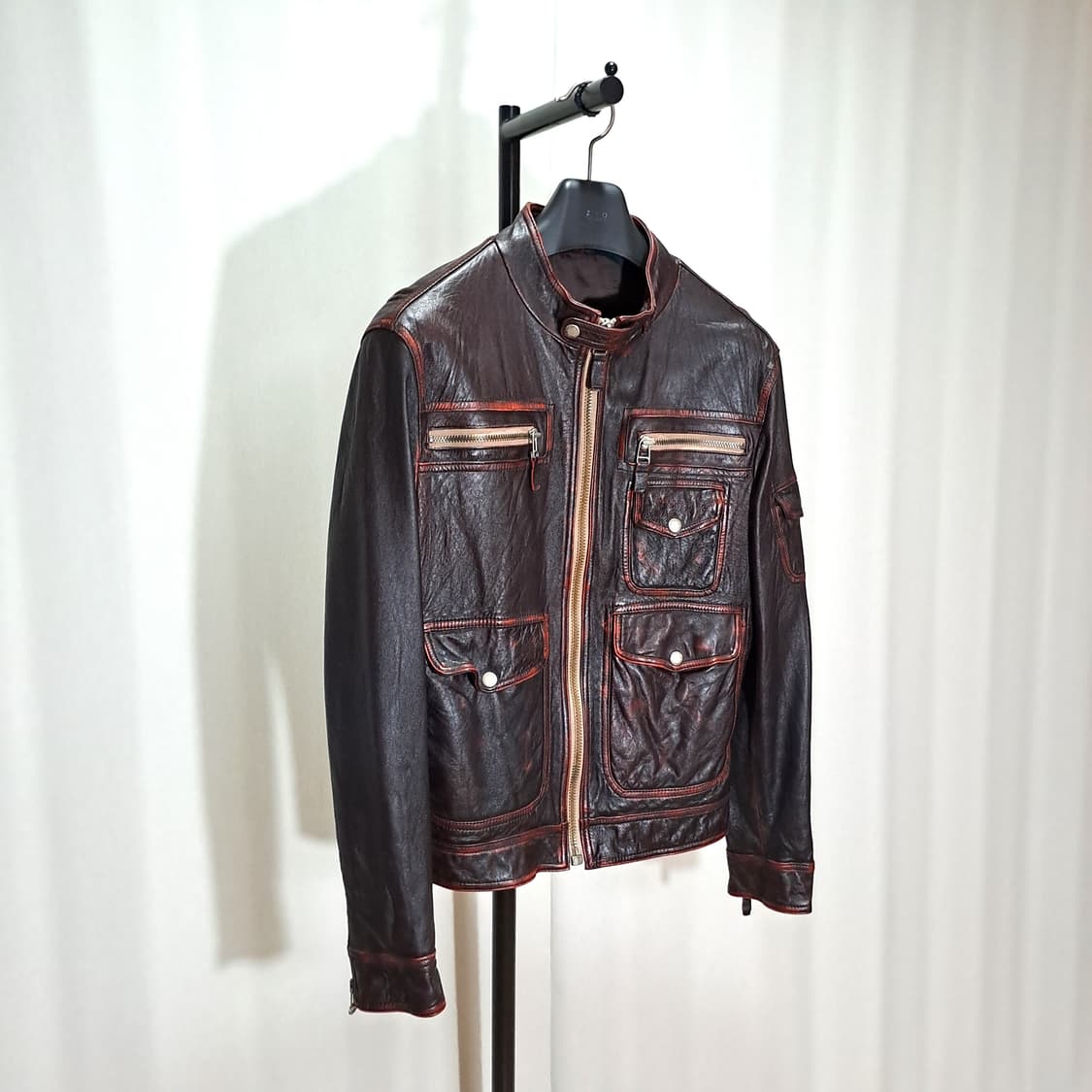 (택포) 5포켓 양가죽 워싱자켓 48 B553 상품이미지2