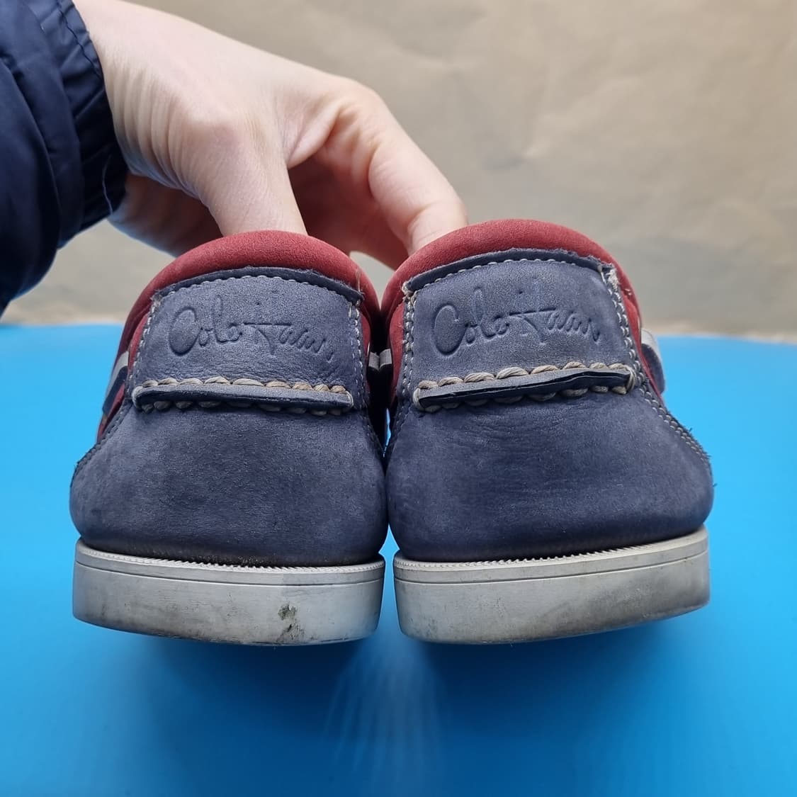 콜한 남성가죽 보트슈즈280 상품이미지4