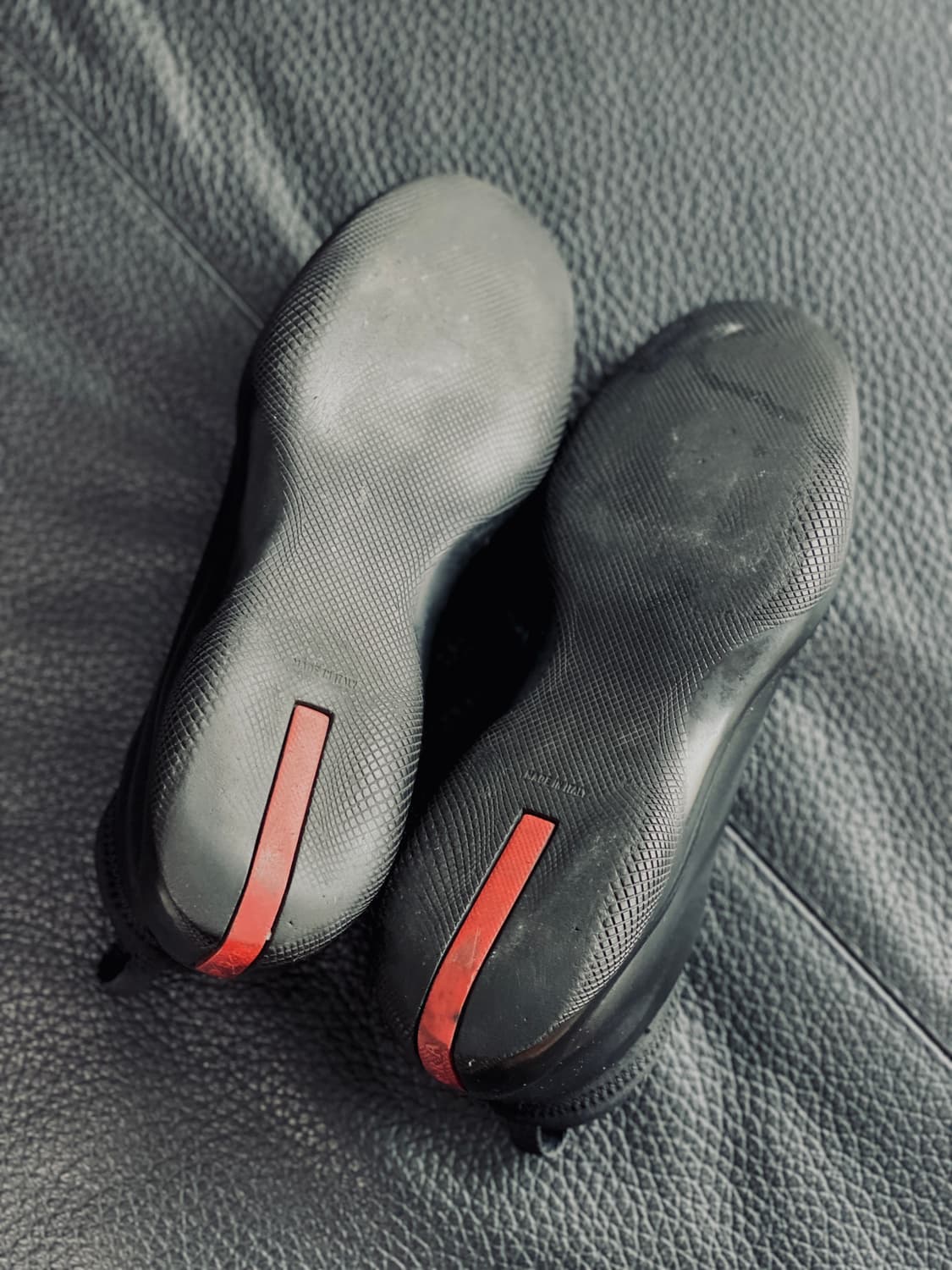 PRADA 모크 스니커즈 블랙 여성 38 상품이미지9