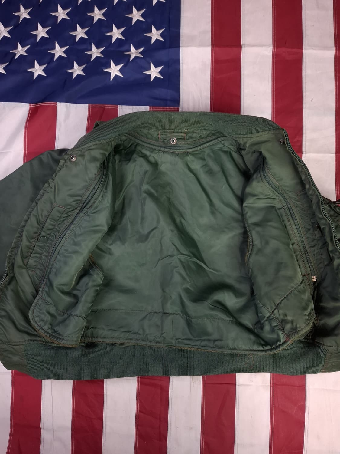 80's 국군 장교용 MA-1 항공자켓 상품이미지6