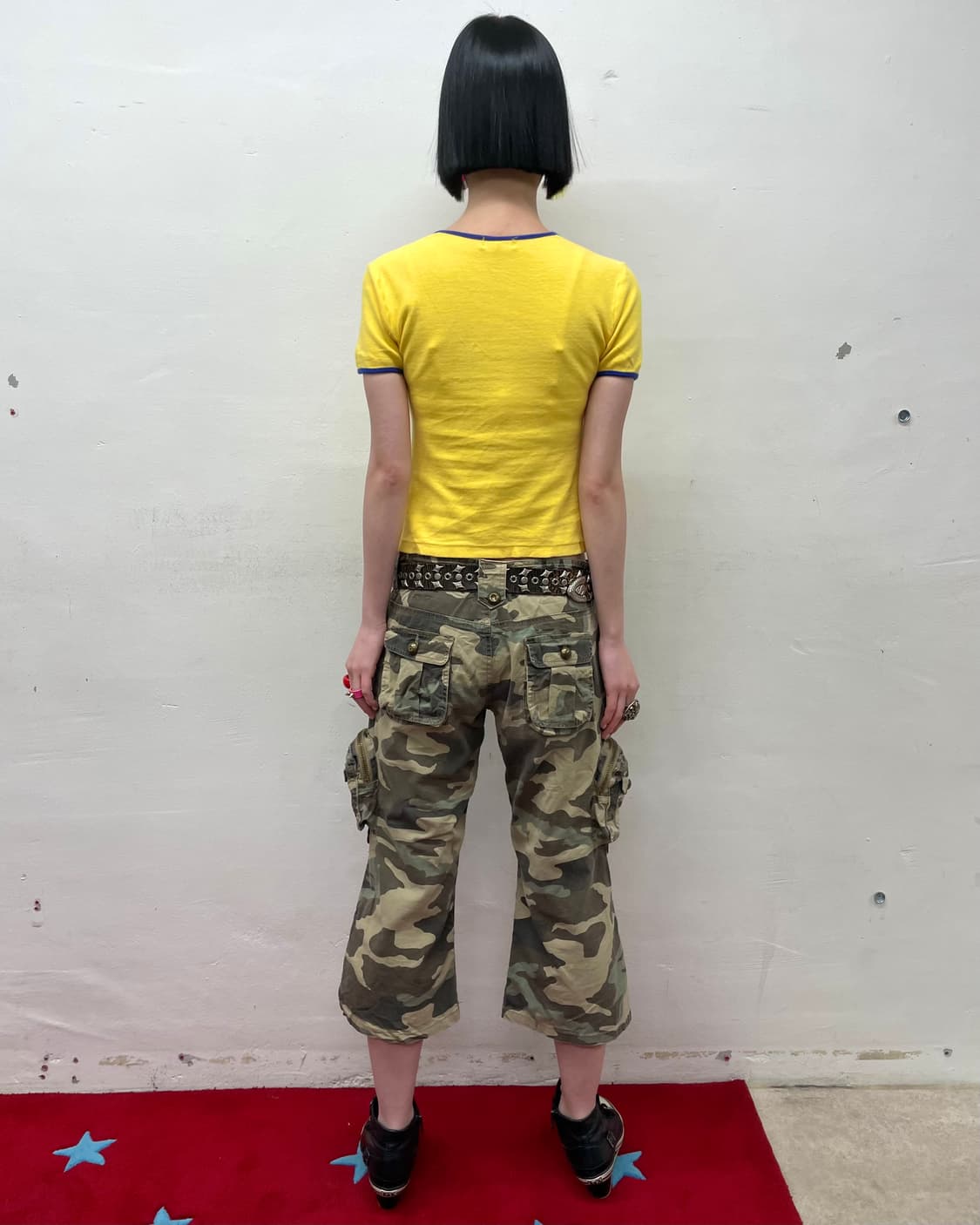Popular girl flower yellow t-shirt 상품이미지4